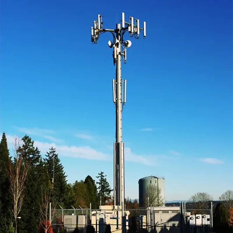 طول عمر معمول یک برج لوله فولادی تک قطبی چیست؟