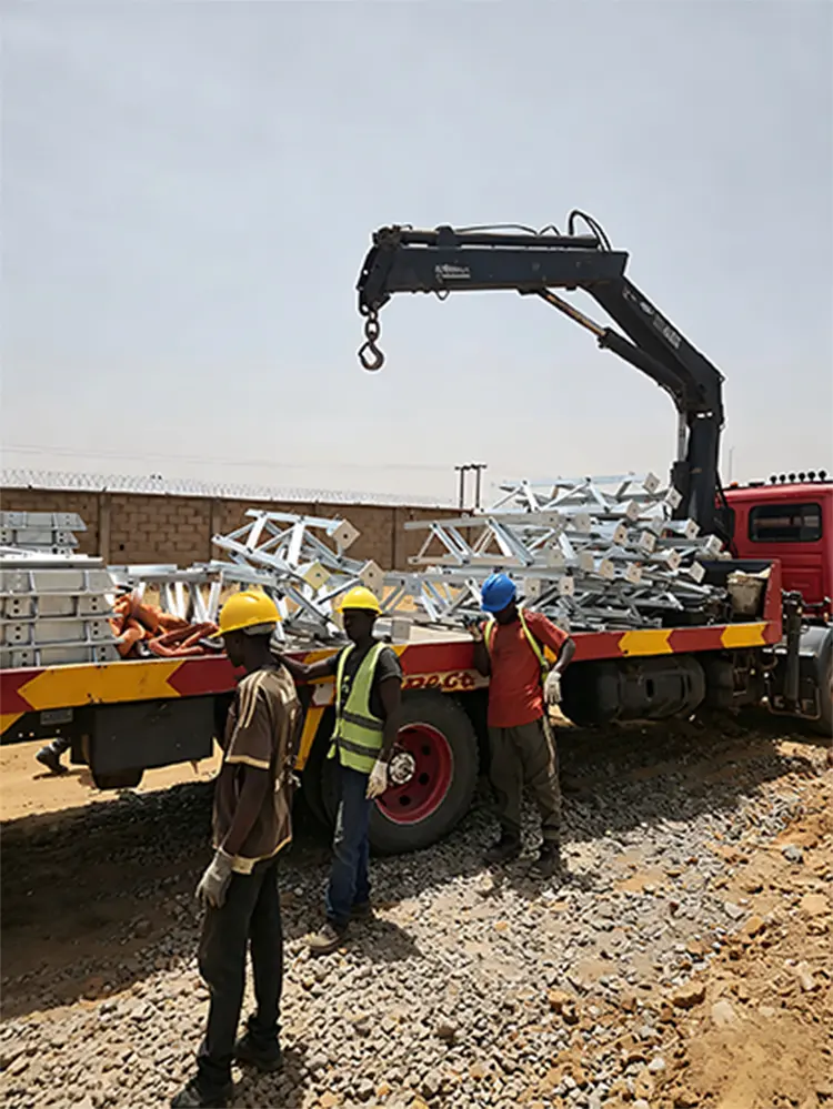 پیشرفت در محل برای پروژه پست 330 کیلوولت زاریا نیجریه