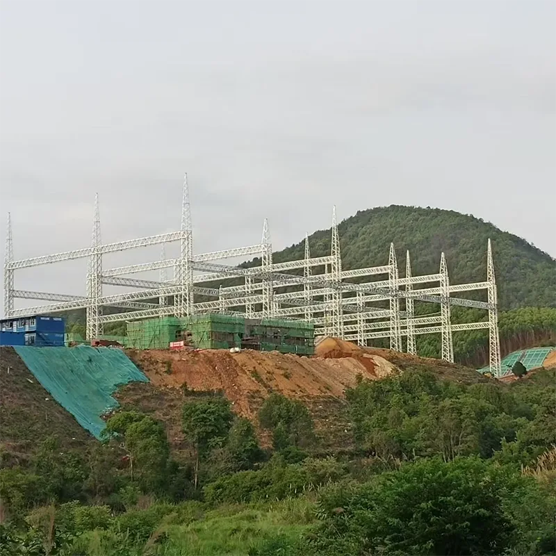 سازه های فولادی پست انتقال برق